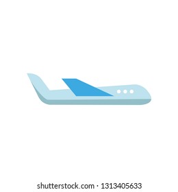 Airplane commercial business illustration
