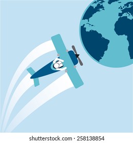 airplane concept design, vector illustration eps10 graphic 