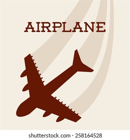 airplane concept design, vector illustration eps10 graphic 