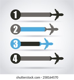 airplane concept design, vector illustration eps10 graphic 