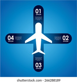 airplane concept design, vector illustration eps10 graphic 