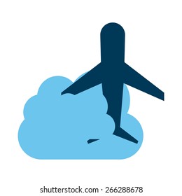 airplane concept design, vector illustration eps10 graphic 
