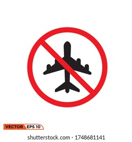 airplane cross mark icon design vector illustration