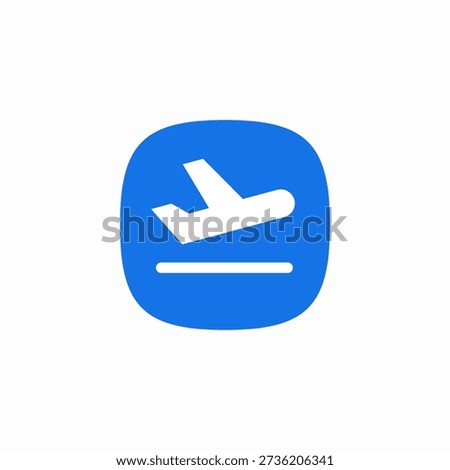 airplane departures icon sign vector