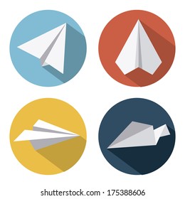 Airplane Design over  white background vector illustration