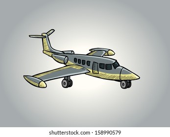 Airplane Doodle 08
