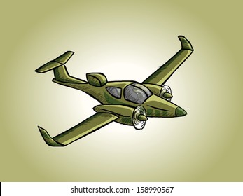 Airplane Doodle 09
