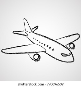 Airplane Drawing Images Stock Photos Vectors Shutterstock