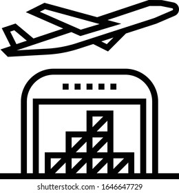 Flugzeug - E-Commerce Symbol Set. Hochwertige Skizze-Vektorillustration-Illustration für Webseiten und mobile Applikationen.