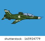 airplane fighter jet 4 star general khaki color  jet