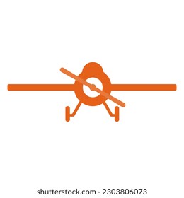 Airplane flat design for logo and web icon