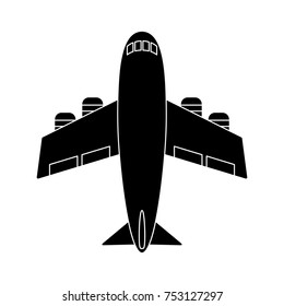 airplane flat icon