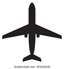 Airplane flat icons