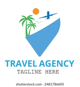 airplane flight around the world map logo symbol design illustration inspiration