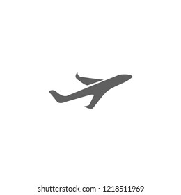airplane, flight icon vector