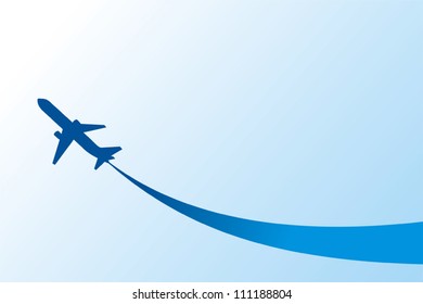 airplane flight tickets air fly cloud sky blue travel