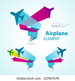 airplane flight tickets air fly travel takeoff colorful element