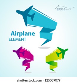 airplane flight tickets air fly travel takeoff colorful element