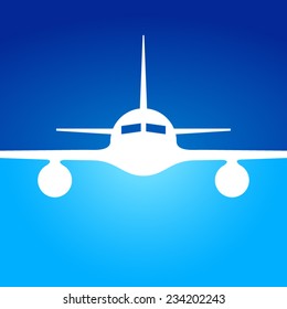 airplane flight tickets air fly travel takeoff blue element