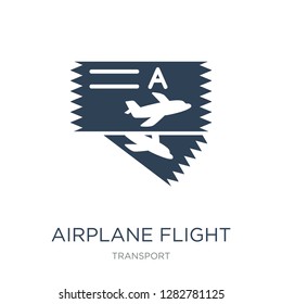airplane flight tickets icon vector on white background, airplane flight tickets trendy filled icons from Transport collection, airplane flight tickets vector illustration