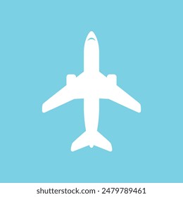 Airplane fly icon. Vector illustration
