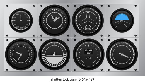 Airplane flying gages