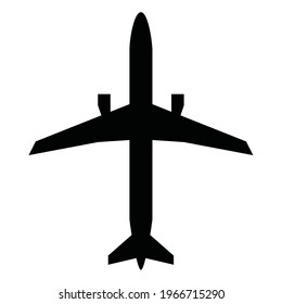 airplane flying icon vector design