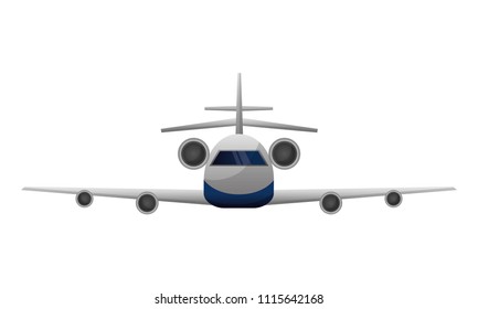 airplane flying isolated icon