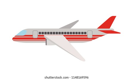 airplane flying isolated icon