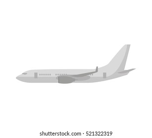 airplane flying isolated icon vector illustration design