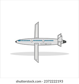 avión volando sobre el cielo