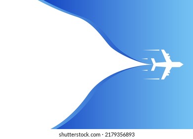 Airplane flying in sky. Plane icon. Flight transport.