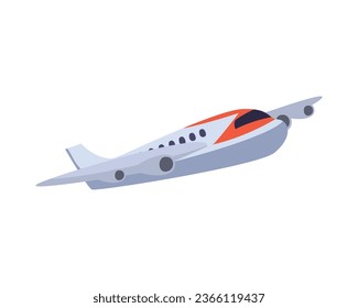 airplane flying travel illustration icon isolated