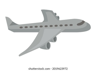 airplane flying travel isolated icon