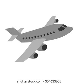 Airplane Flying Vector Icon