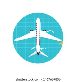 airplane flying vehicle in world planet