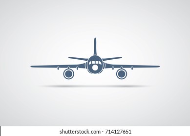 Airplane Front View