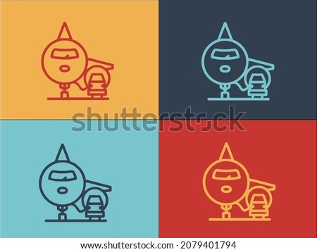 Airplane Fuel Logo Template, Simple Flat Icon Of plane,airplane,jet