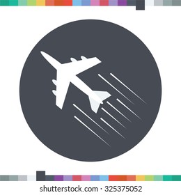 Airplane icon.