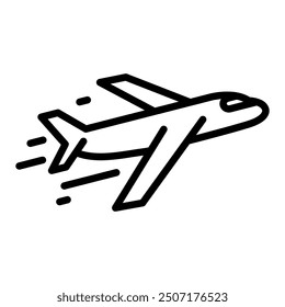 Airplane icon. Icon about traveling