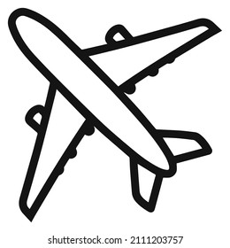airplane icon, aeroplane vector,  aircraft at the airport, flight and ariways for passenger and tourists