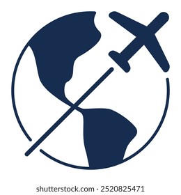 Airplane icon. Air freight, Airplane, Freight, shipping, logistics, delivery, transport, Global shipping, Cargo. Vector icon illustration
