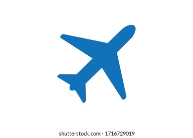 Airplane icon, aircraft icon vector illustration