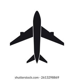 Airplane icon. Aircraft vector sign. Airport arrival departure symbol.