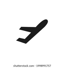 Airplane icon. Airport and air transport concept. Vector illustration
