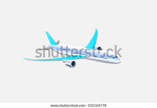 Airplane Icon Art Graphic Eps Jpeg Stock Vector Royalty Free