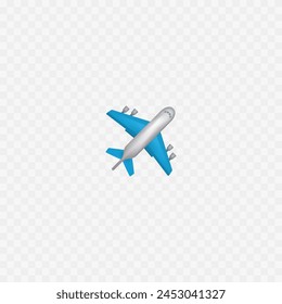 Airplane icon. Aviation concept. Take off and landing. Vector