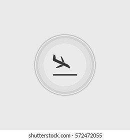 Airplane icon best illustration isolated vector sign symbol