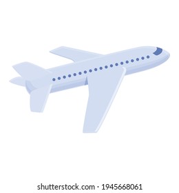 Airplane icon. Cartoon of airplane vector icon for web design isolated on white background