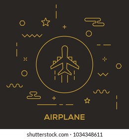 Airplane Icon Concept